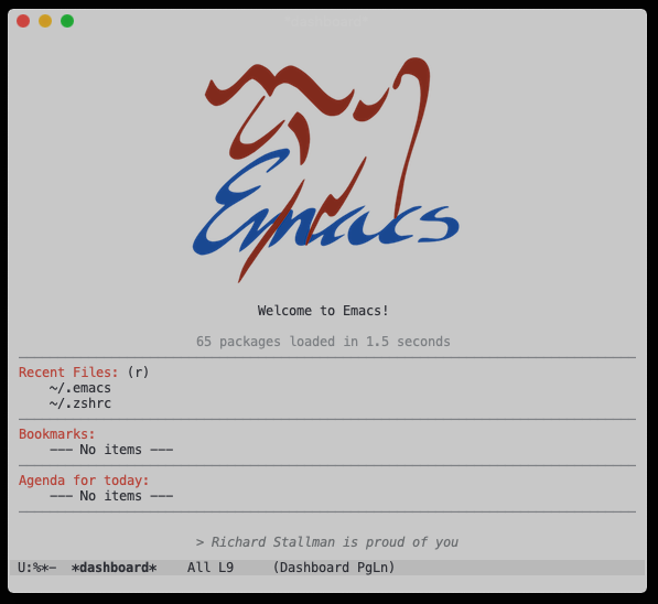 Emacs GUI